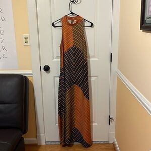 Gorgeous maxi sleeveless Farm Rio for Anthropologie dress
